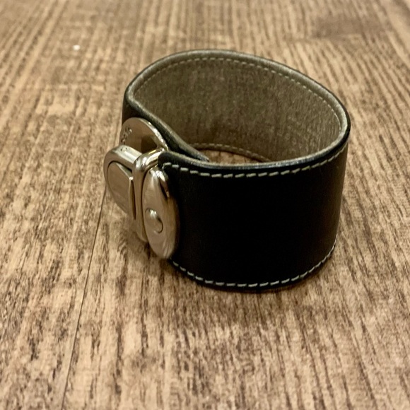 Marc Jacobs vintage leather cuff buckle bracelet - Picture 5 of 6